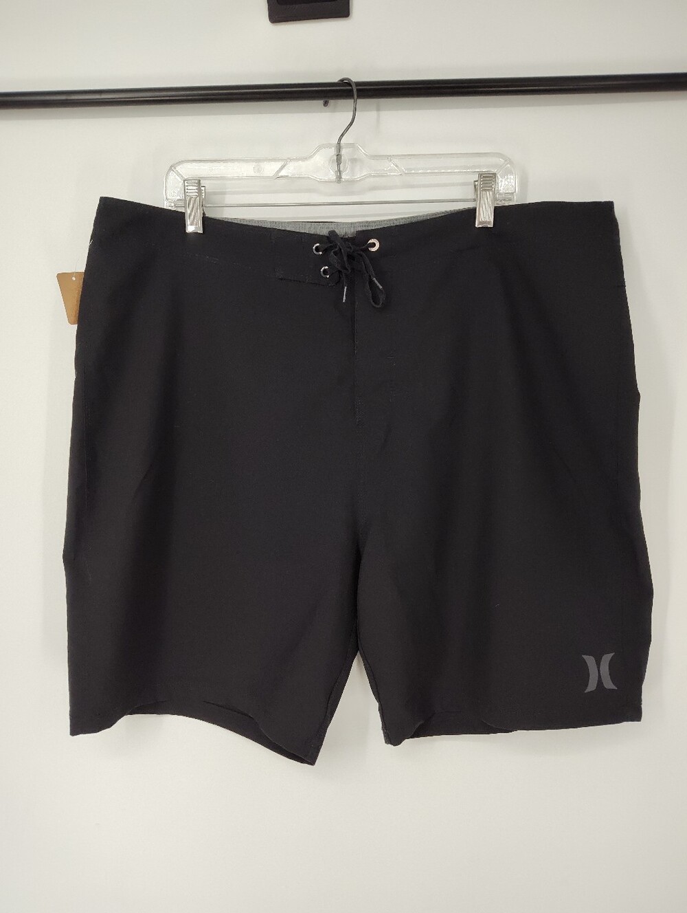 Hurley Black Men’s Boardshorts - Lace-Up Waist